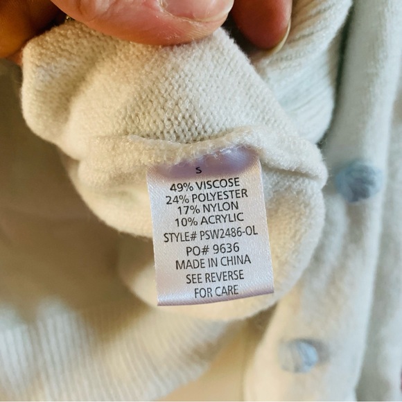 One Loved Babe Cream Bauble Pom Knit Sweater | Small - Picture 5 of 6